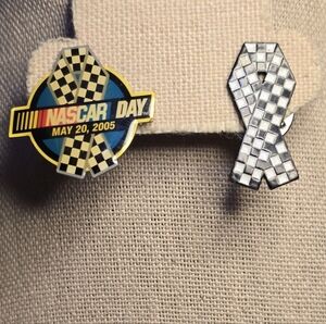 2 Nascar Lapel Hat Pins